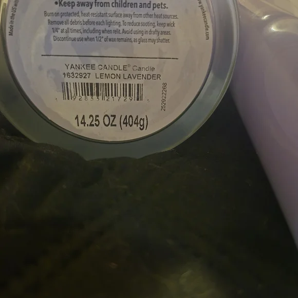 2 Yankee Candle Lavender Lemon Delight 14.5oz - Picture 4 of 5